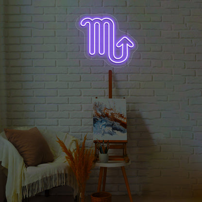 Scorpio Zodiac Neon Sign | CNUS013442 | Purple