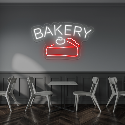 Bakery Cake Neon Sign