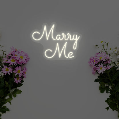 Marry Me Neon Sign