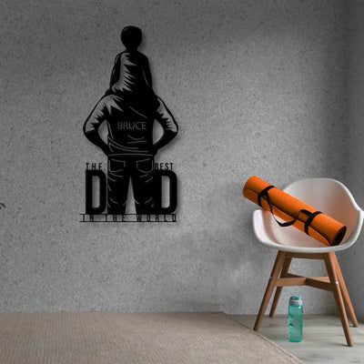 The Best Dad In The World - Personalized Gifts for Boy Dad