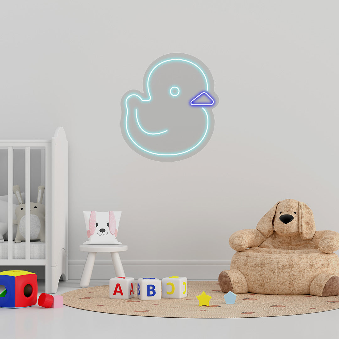 Duck Neon Sign | CNUS015328 | Iceblue