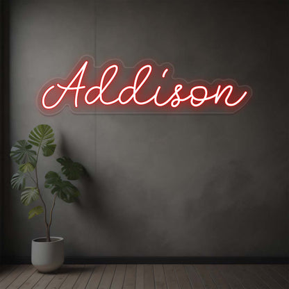 Addison Name Neon Sign | CNUS022769