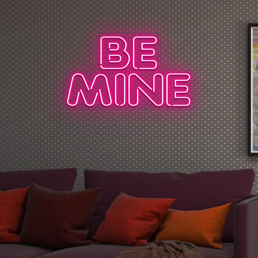 Be Mine Sign Valentine Led Neon Sign