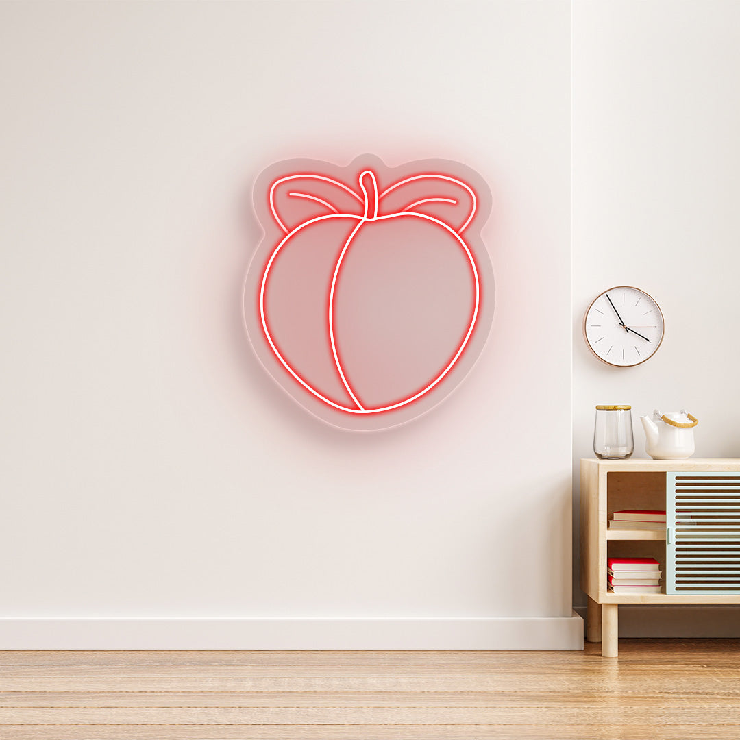 Peach Neon Sign | CNUS016880 | Red