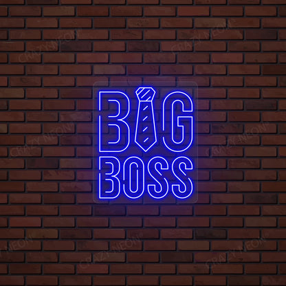 Big Boss Neon Sign | Blue