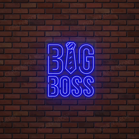 Big Boss Neon Sign | Blue