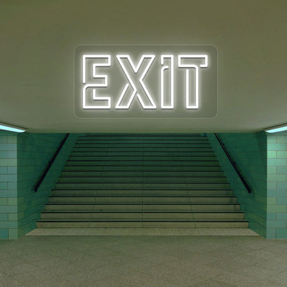 Exit Neon Sign