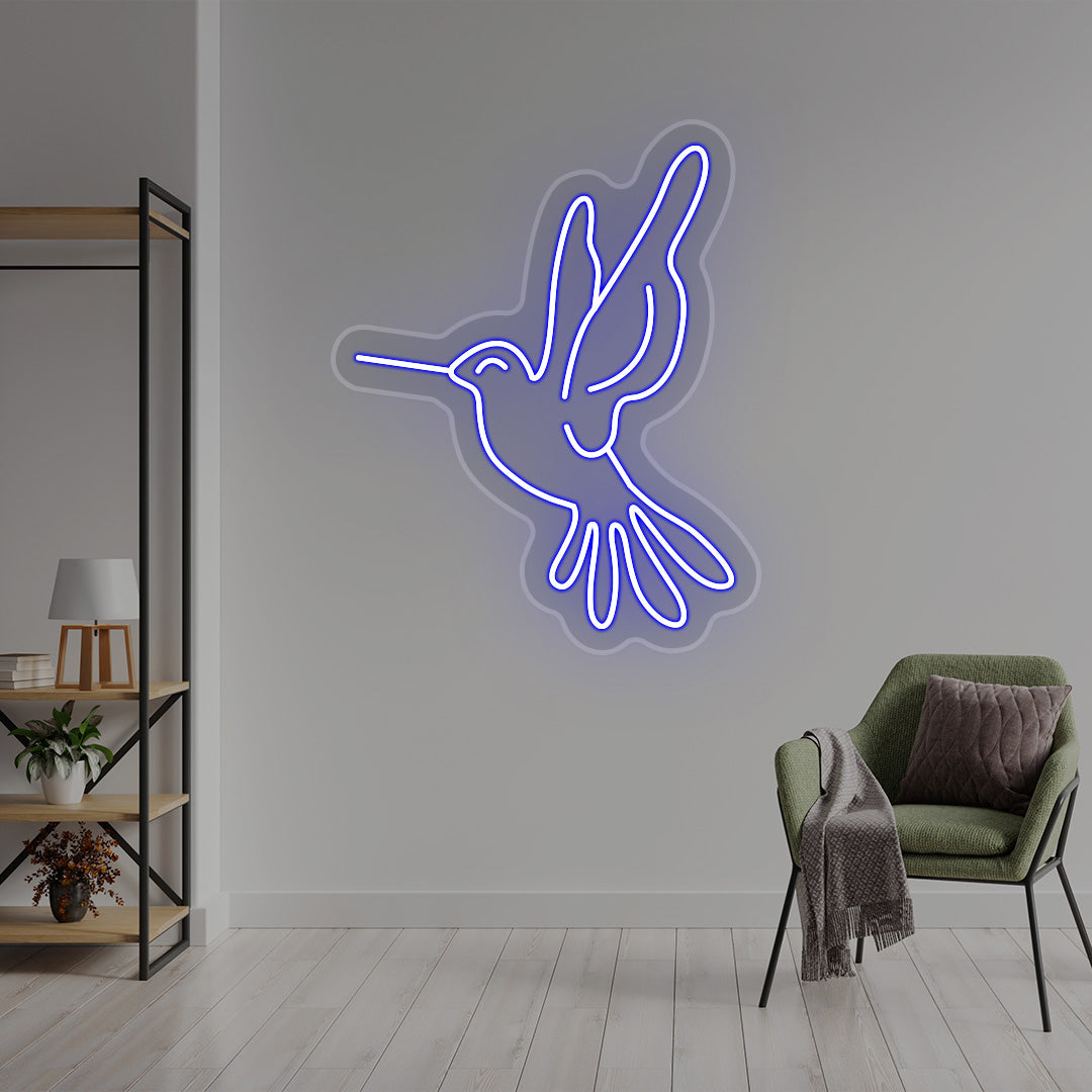 Humming Bird Neon Sign | CNUS016320 | Blue