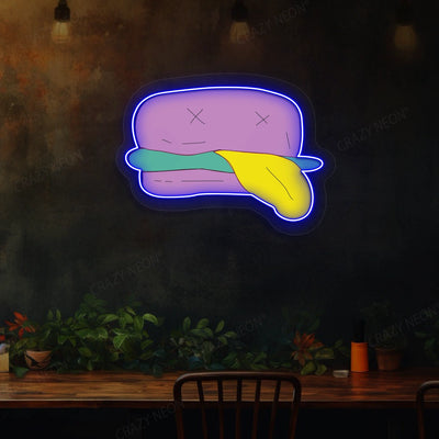 No Chill Neon Artwork | Blue