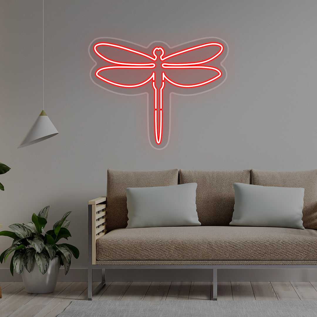 Dragonfly Neon Sign | CNUS016480 | Red