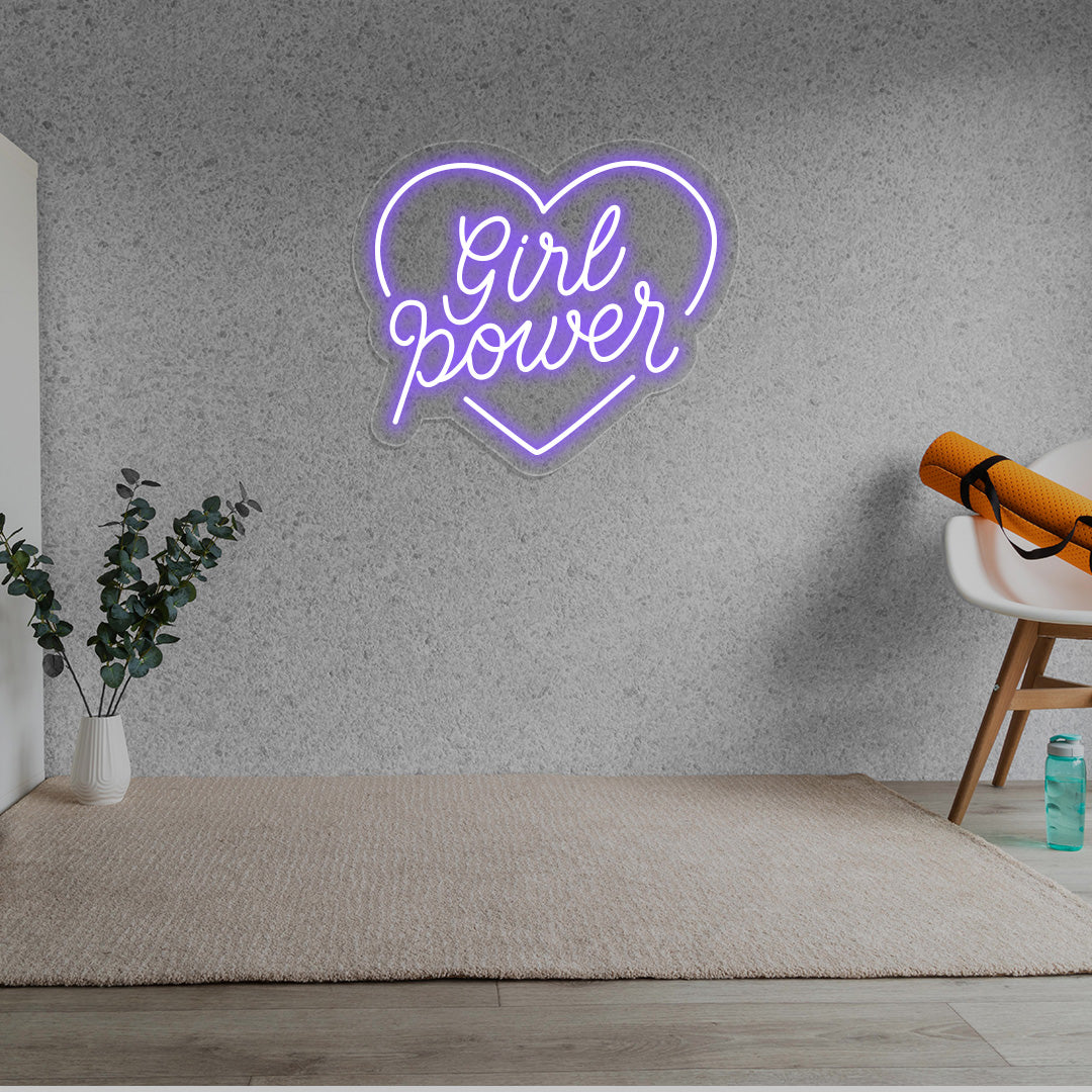 Girl Power Neon Sign | CNUS014792 | Purple