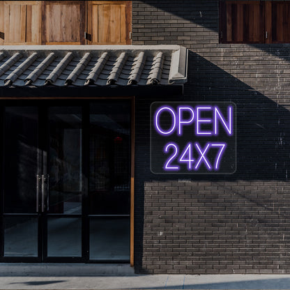 Open 24x7 Sign