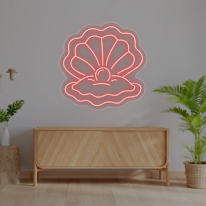 Sea Shell Neon Sign | CNUS016640 | Red