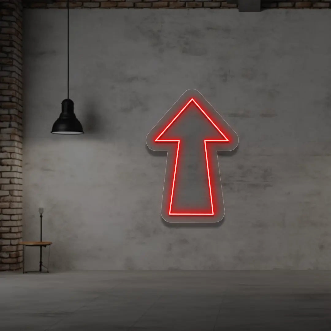 Upward Classic arrow in Red color