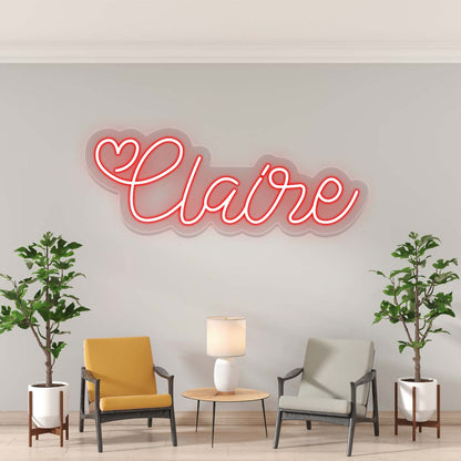 Claire Name Neon Sign | CNUS023169