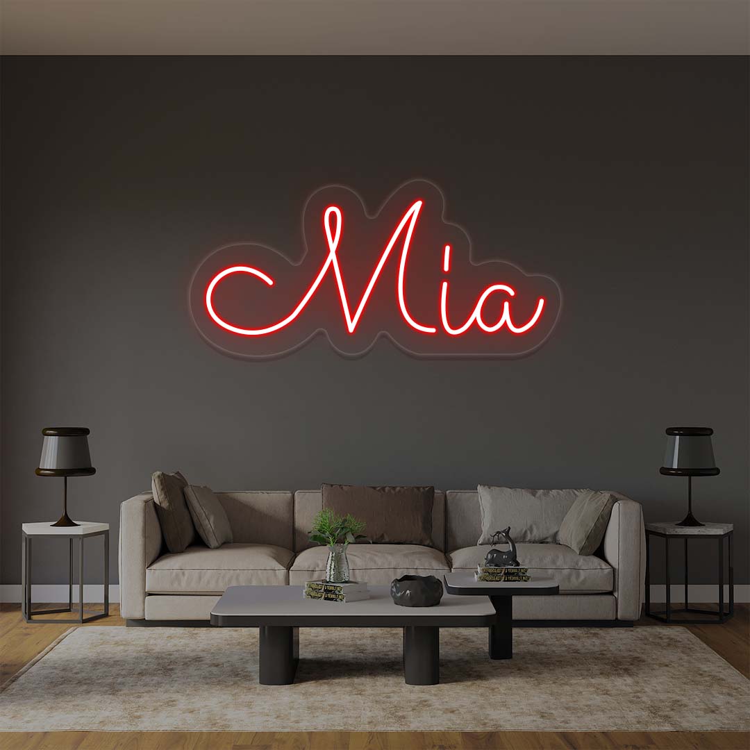 Mia Name Neon Sign | CNUS022609