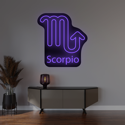 Scorpio Zodiac Illuminated Sign