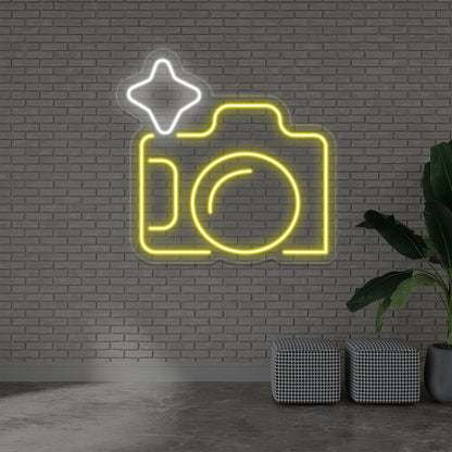 Snapshot Neon Sign | Yellow