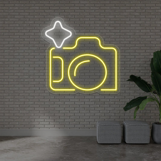 Snapshot Neon Sign | Yellow