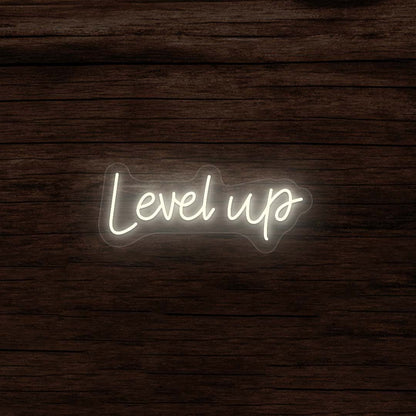 Level Up Neon Sign