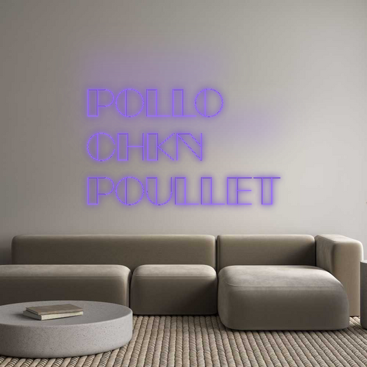 CN LED NEON: Pollo
Chkn
...