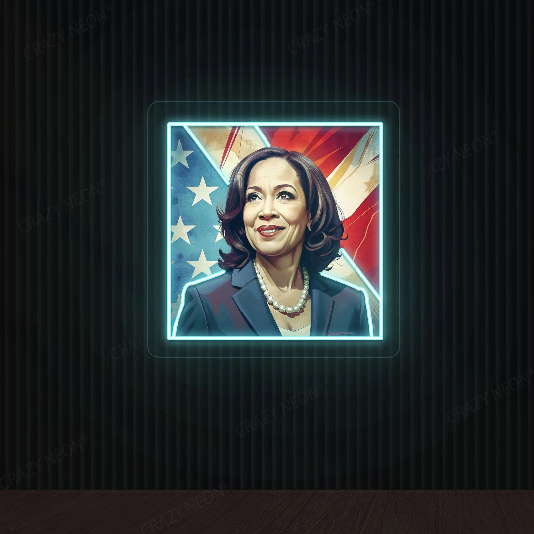 Kamala Harris For President Neon Sign