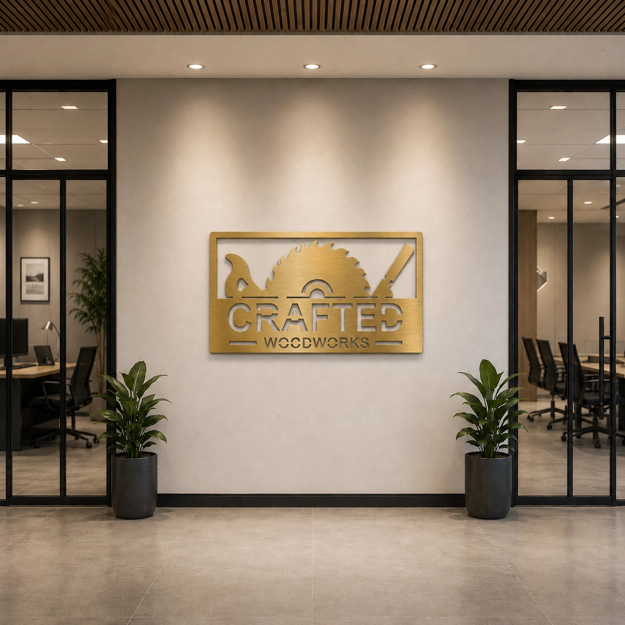 Custom Metal Logo Sign