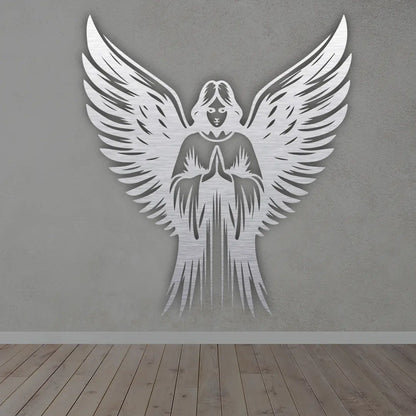 Fairy Metal Wall Art in silver colour