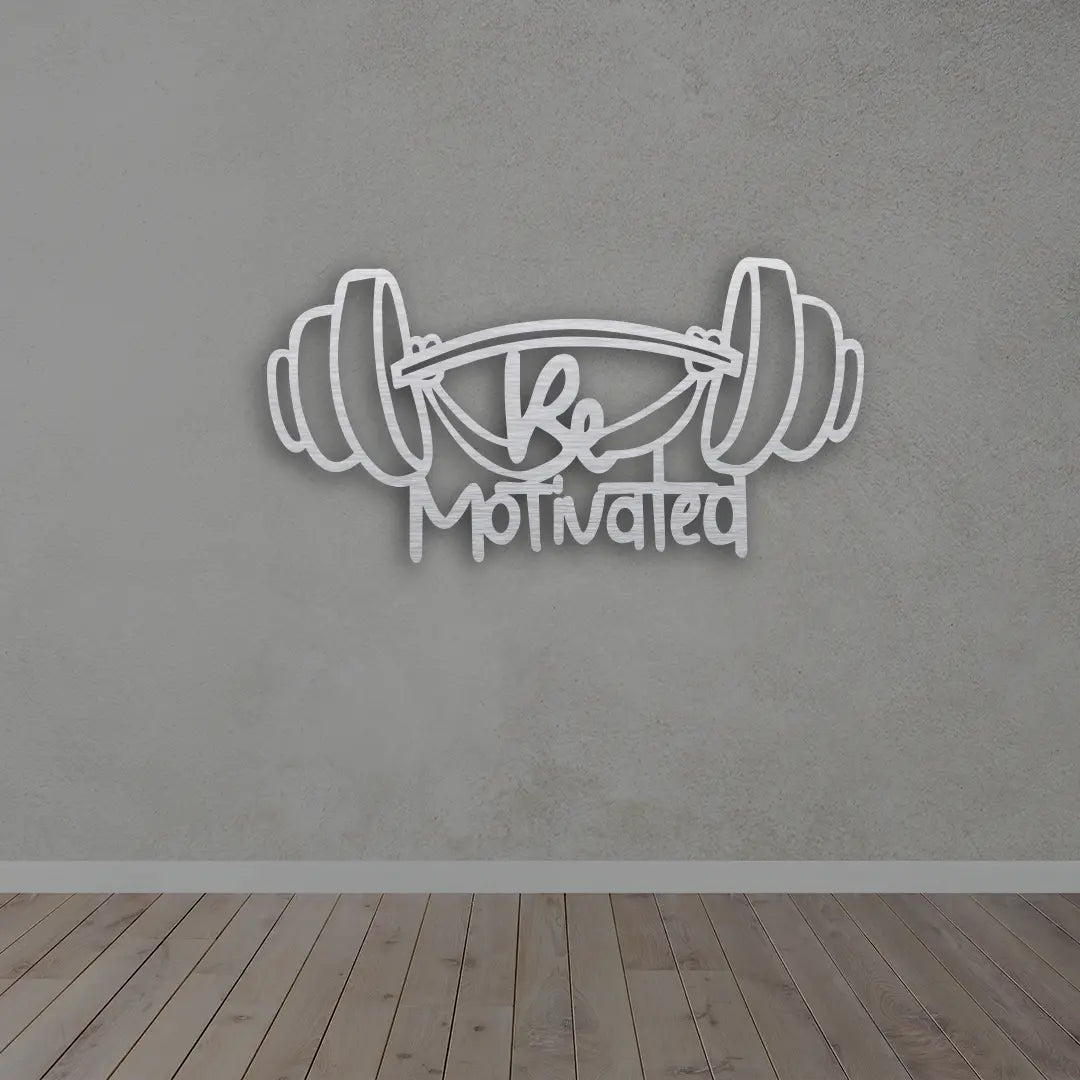 Motivated Gym Metal Sign