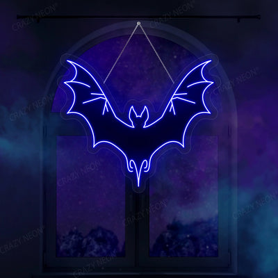 Bat Neon Artwork | Blue 