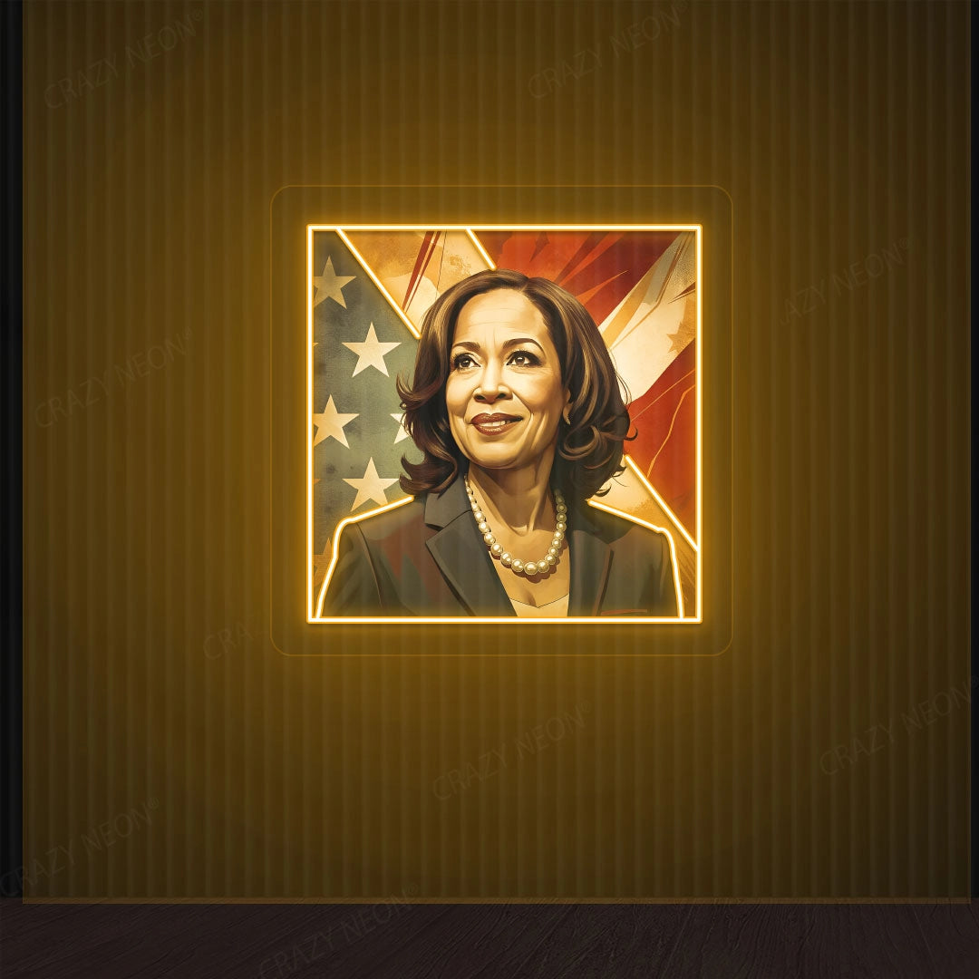 Kamala Harris For President Neon Sign