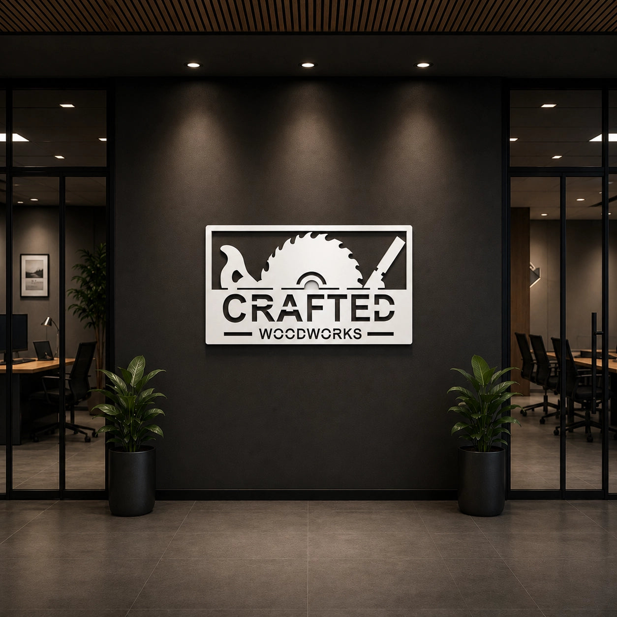 Custom Metal Logo Sign