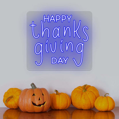 Happy Thanksgiving Day Neon Sign | CNUS021464