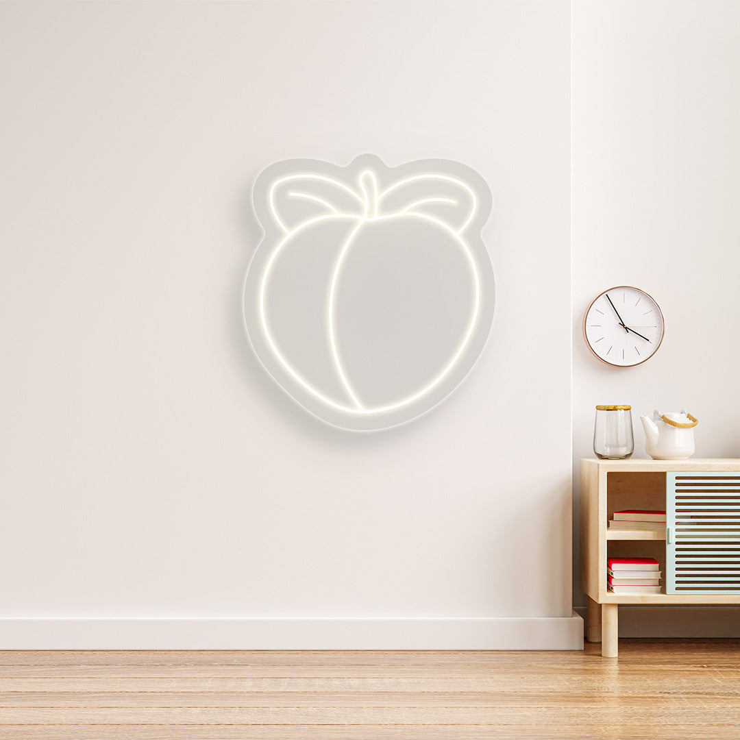 Peach Neon Sign | CNUS016880 | White