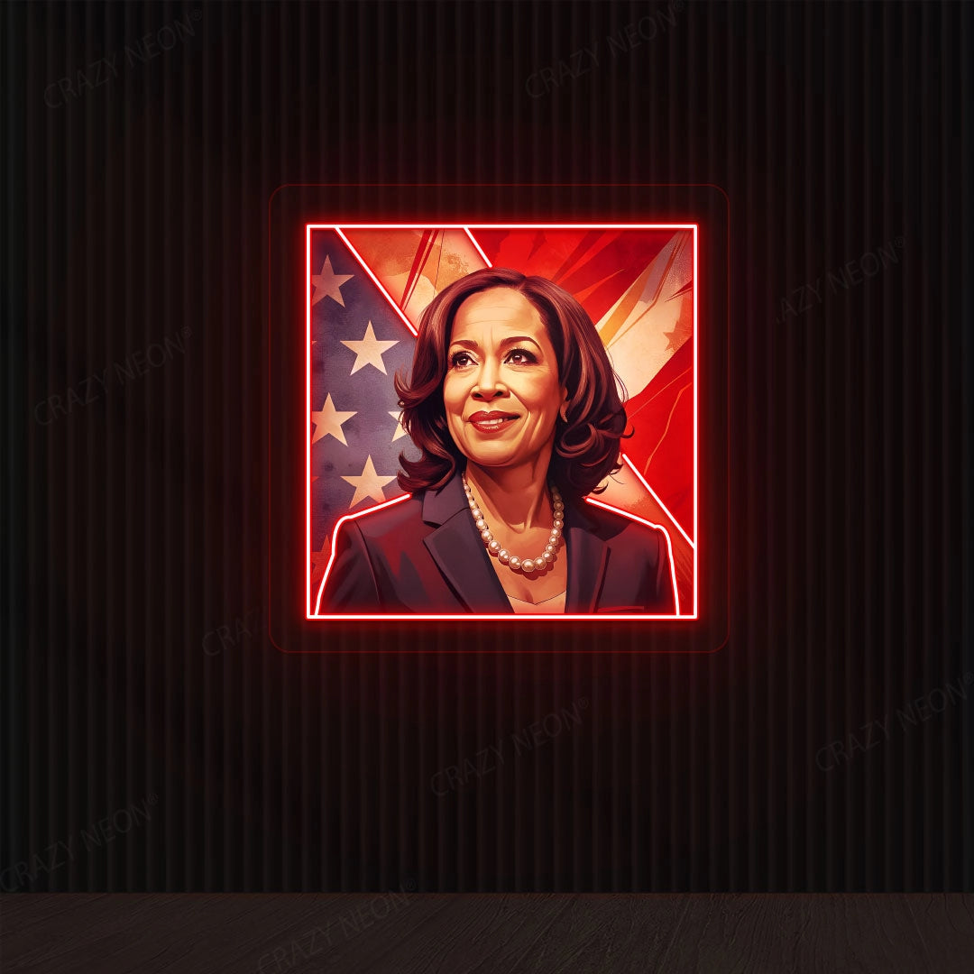 Kamala Harris For President Neon Sign