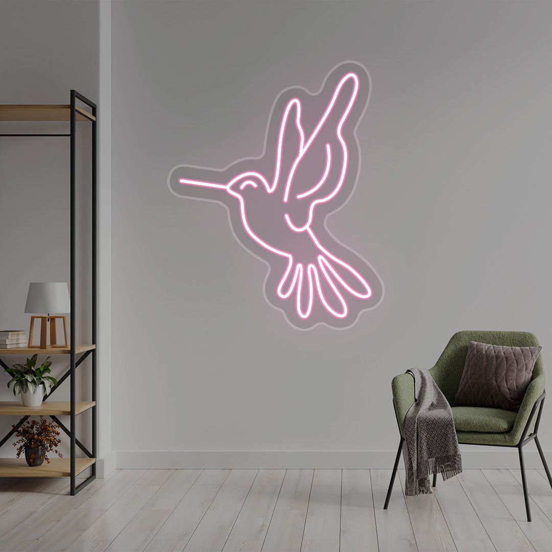 Humming Bird Neon Sign