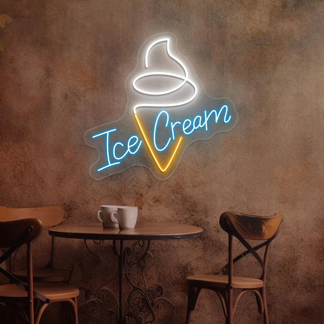 Ice Cream Neon Sign | Iceblue