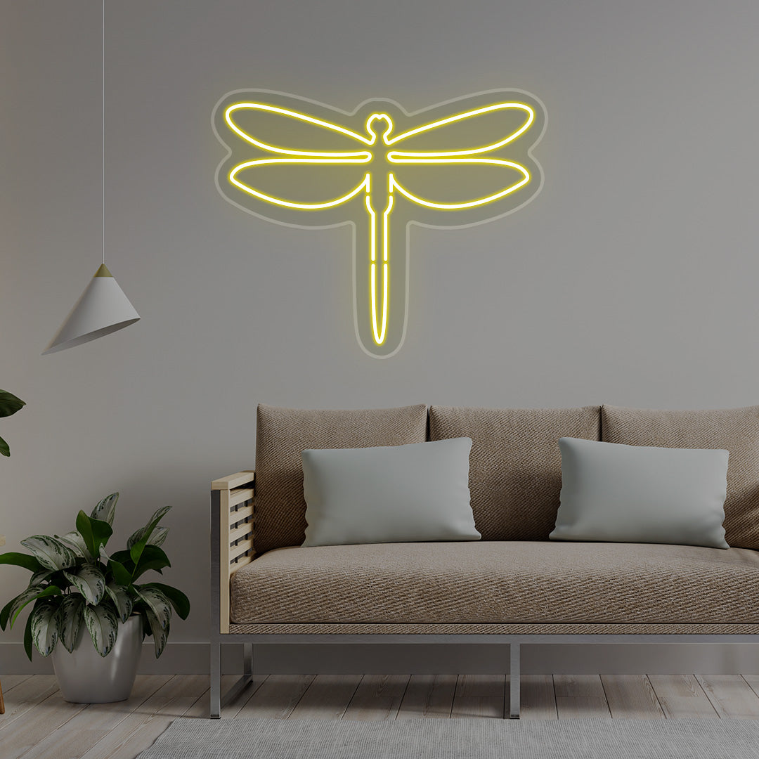 Dragonfly Neon Sign | CNUS016480 | Yellow