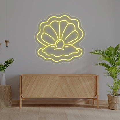 Sea Shell Neon Sign | CNUS016640 | Yellow