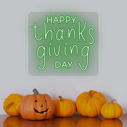 Happy Thanksgiving Day Neon Sign | CNUS021464