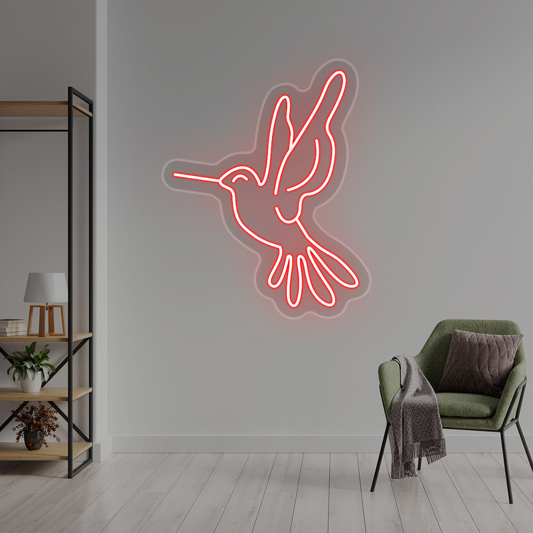 Humming Bird Neon Sign | CNUS016320 | Red