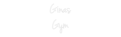 CN LED NEON: Ginas
Gym