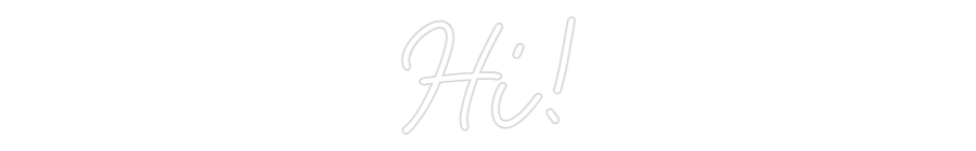 CN LED NEON: Hi!