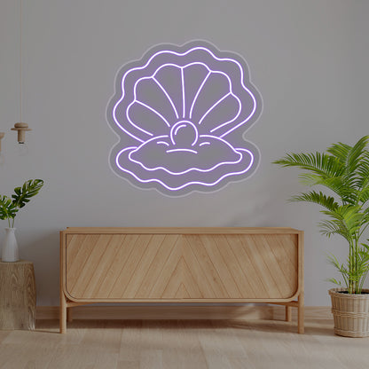 Sea Shell Neon Sign | CNUS016640 | Purple