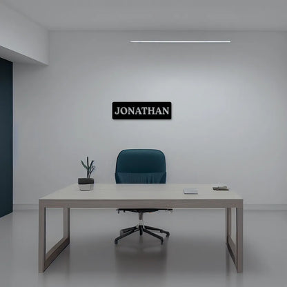 Custom Metal Name Sign