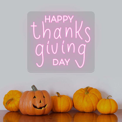 Happy Thanksgiving Day Neon Sign | CNUS021464