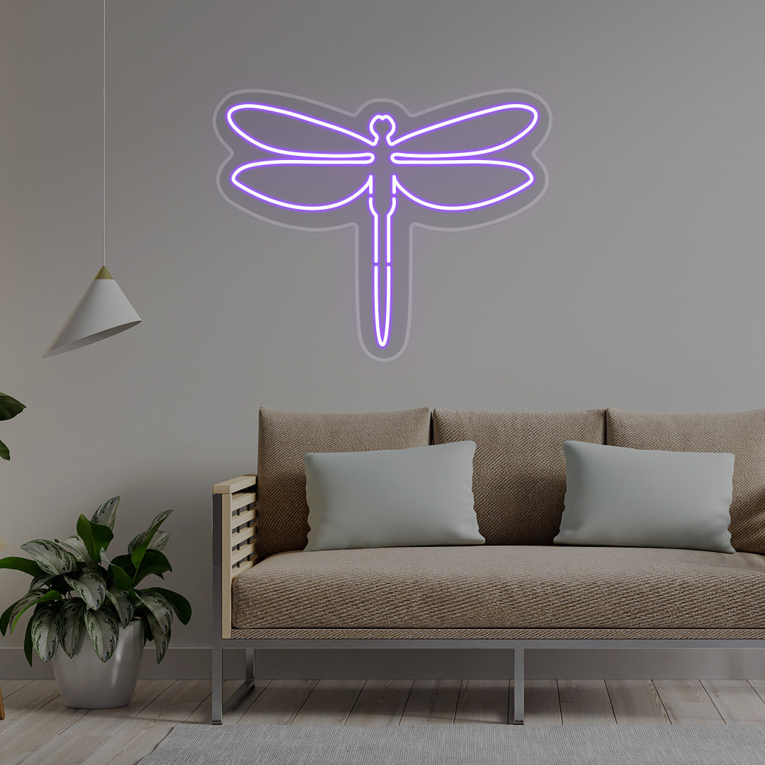 Dragonfly Neon Sign | CNUS016480 | Purple