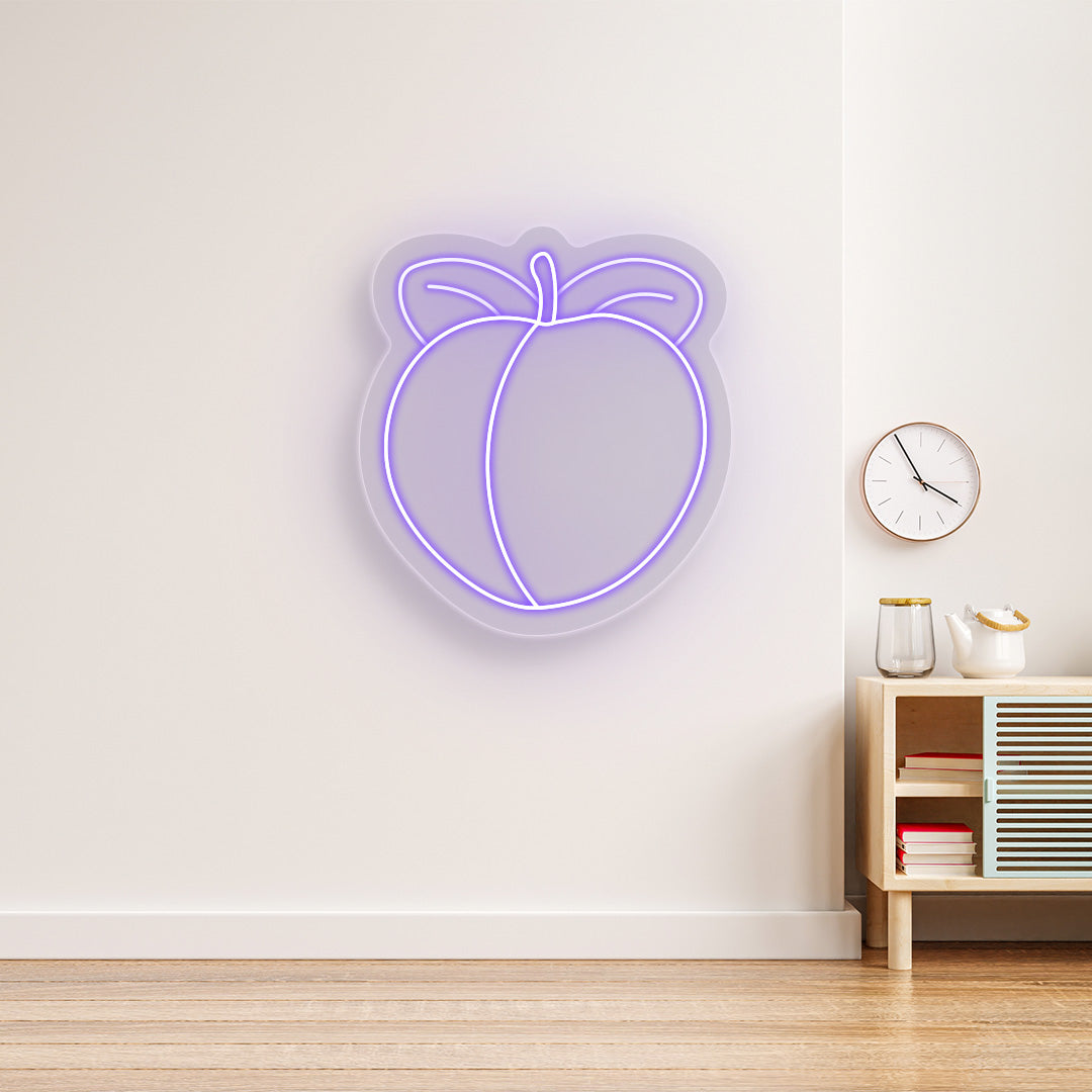 Peach Neon Sign | CNUS016880 | Purple