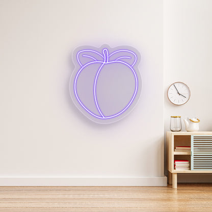 Peach Neon Sign | CNUS016880 | Purple