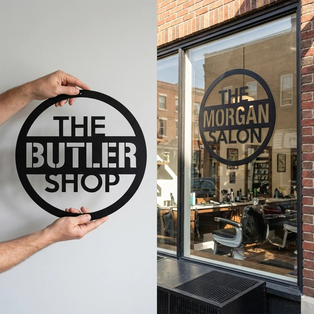 Personalize Business Metal Sign